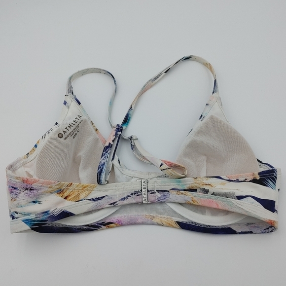 ATHLETA Abstract Bikini Top Size 32 B/C - Picture 5 of 6
